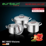 Bộ nồi Eurosun INOX304- 6 món MC1805